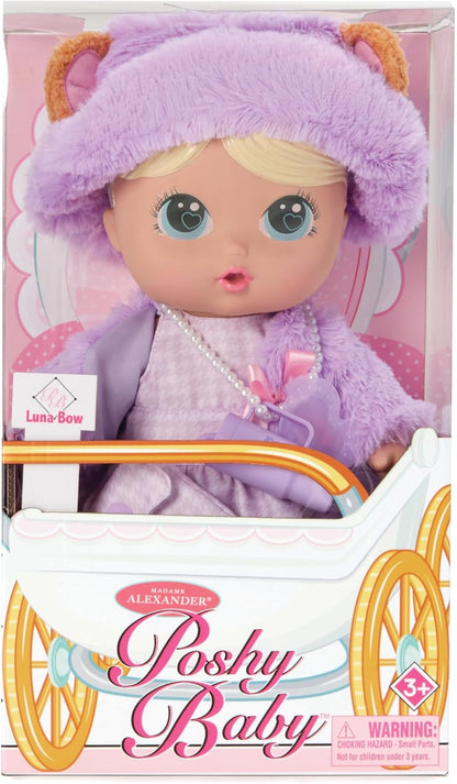 Madame Alexander Muñeca de Moda Poshy Baby™ de 12 pulgadas, Luna Bow