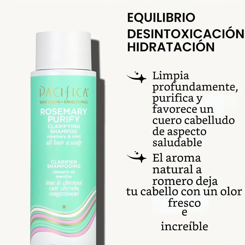 Pacifica Juego de champú y acondicionador, set vigorizante purifica...