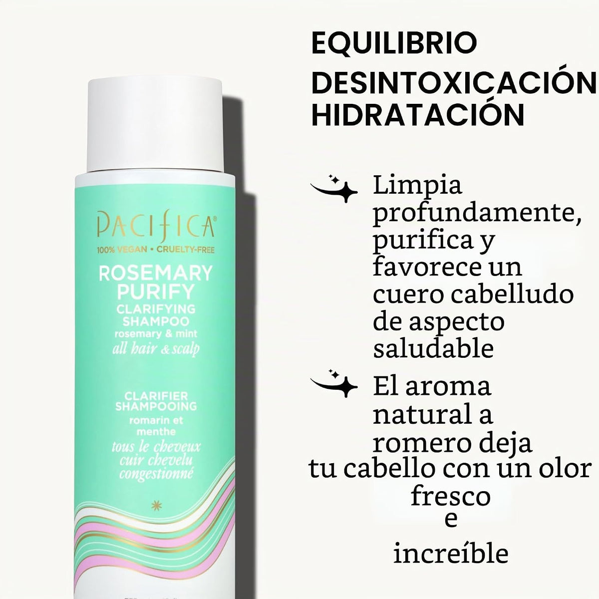 Pacifica Juego de champú y acondicionador, set vigorizante purifica...