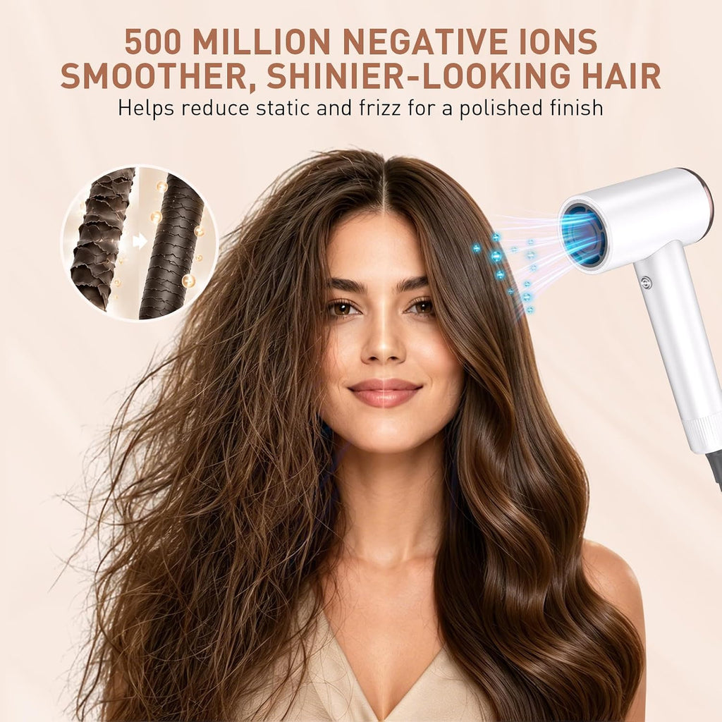 Secador de pelo iónico de alta velocidad Mythsight StyleVibe con 3...