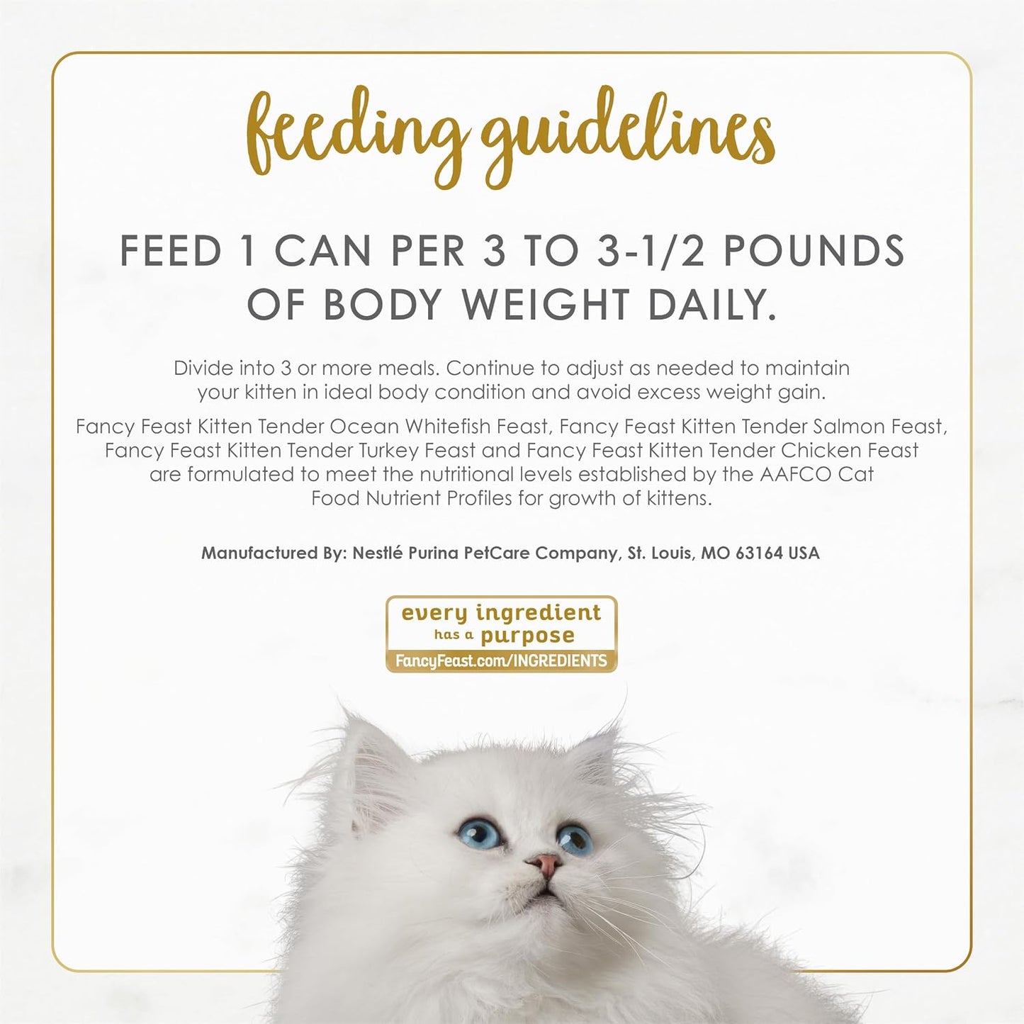 Purina Fancy Feast - Comida húmeda para gatitos, paquete variado de...