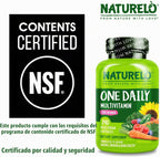 NATURELO One Daily Multivitamínico para mujeres con vitamina B12, 2...