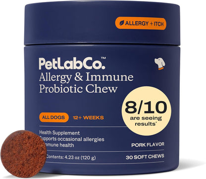 PetLab Co. Probióticos para alergias e inmunitarios para perros, ay...