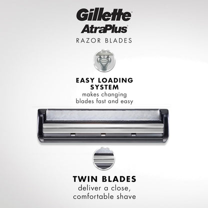 Gillette AltraPlus - Recambios de cuchilla de afeitar para hombre,...