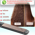 NITION Plancha plana LCD de turmalina de cerámica MCH 10s Calentami...