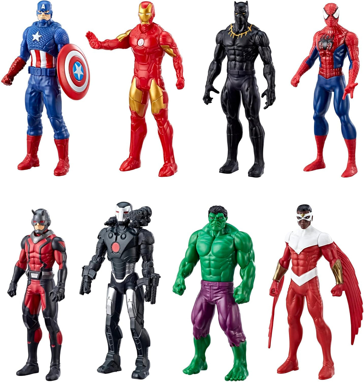 Marvel Avengers Ultimate Protectors Pack, 6 pulgadas a escala, 8 fi...