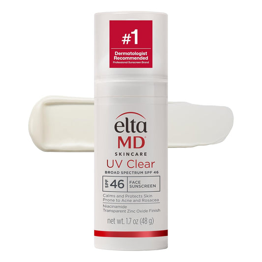 EltaMD UV Clear Face Sunscreen, Oil Free Sunscreen for Sensitive Sk...