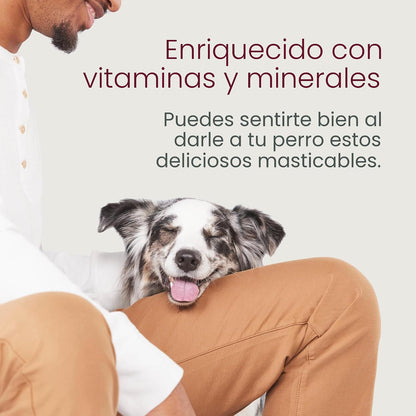 SmartBones Mini huesos con mantequilla de maní real, 56 unidades, m...