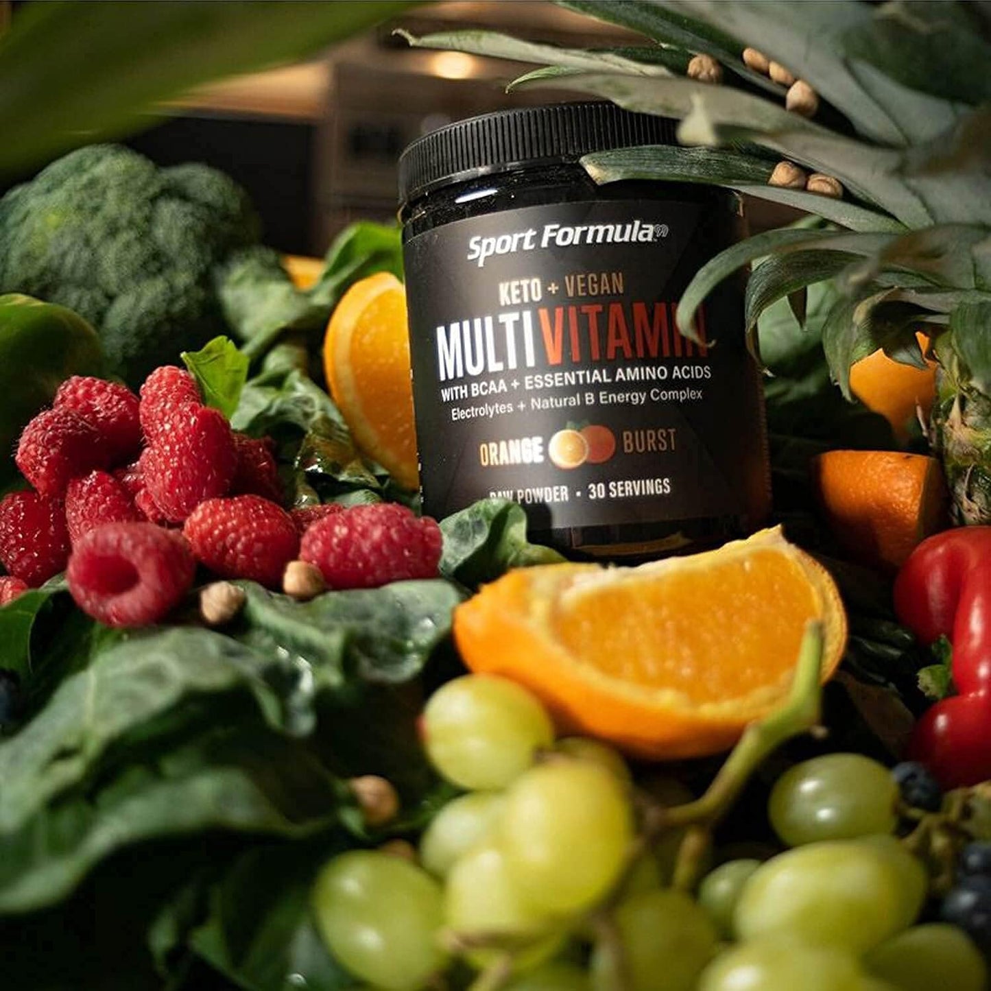 Multivitamínico en polvo \u2013 Mezcla de bebida cetogénica para ho...