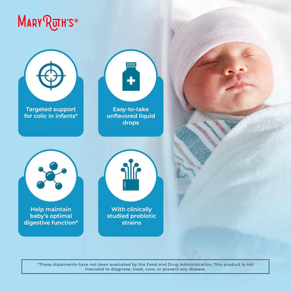 MaryRuth Organics Gotas probióticas para bebés | Probióticos líquid...