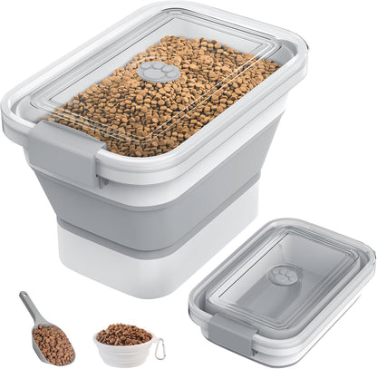 DDMOMMY Contenedor de almacenamiento de alimentos para perros de 10...