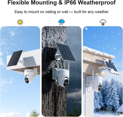 Cámaras HOSAFE.COM para seguridad del hogar al aire libre, cámara W...