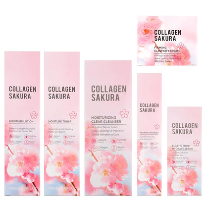 Set de Cuidado de Piel Sakura, Set de Cuidado de la Piel de Flor de...