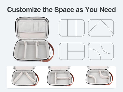 Luxtude Organizador electrónico de viaje, organizadores tecnológico...