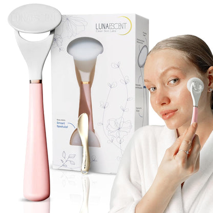 LUNAESCENT Aplicador de suero para cara con espátula, herramienta r...