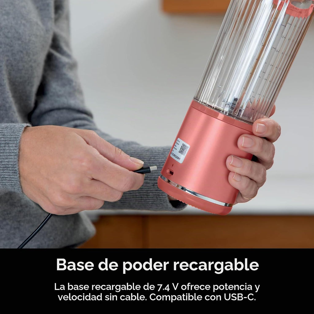 Ninja Blast Batidora portátil, inalámbrica, recipiente de 18 onzas,...