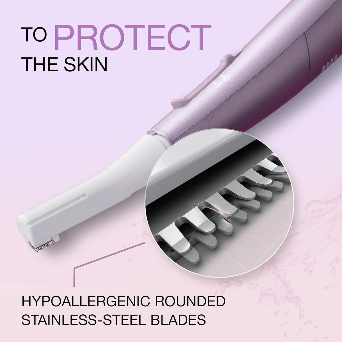 Panasonic Cortadora de cejas y vello facial para mujer, afeitadora...