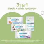 WaterWipes Toallitas Sensitive+ para bebé y niño pequeño, 3 en 1 li...