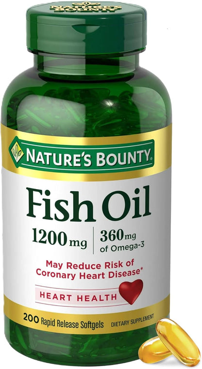 Nature's Bounty Aceite de pescado de recompensa de la naturalez...