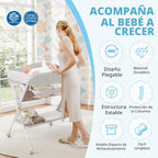 BABY JOY Cambiador portátil para bebé, estación de cambio de pañale...
