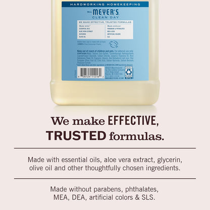 MRS. MEYER'S CLEAN DAY - Repuesto de jabón líquido para manos,...