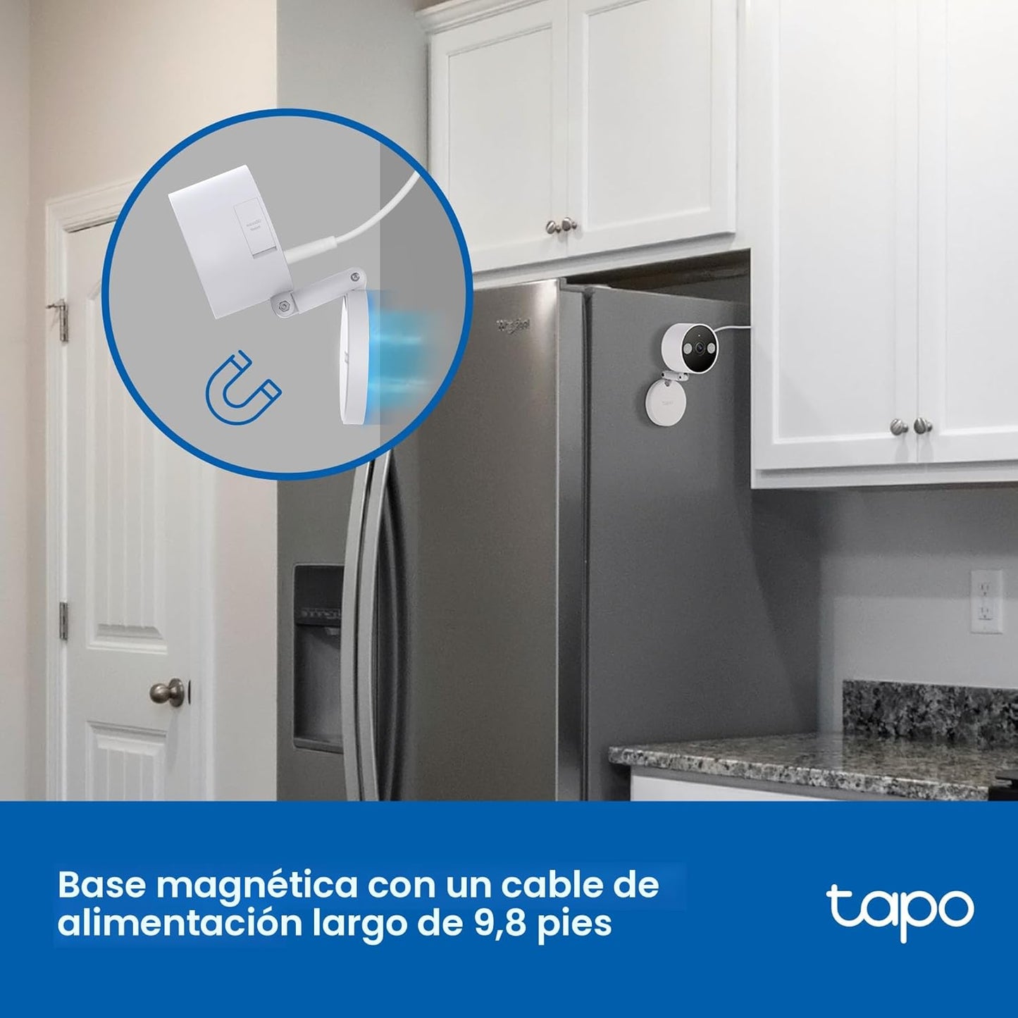 Cámara de seguridad Tapo 2K QHD para interiores\/exteriores, Elecci...