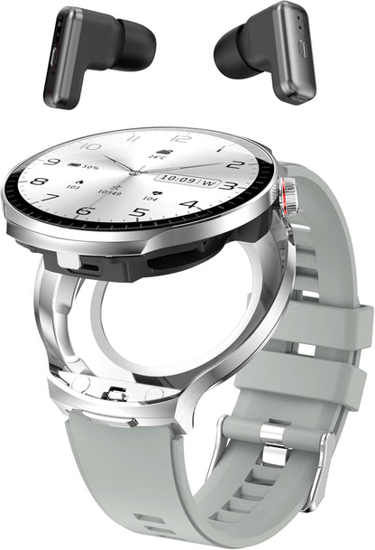 ATEVIX Reloj inteligente con auriculares, pantalla HD de 1.85 pulga...
