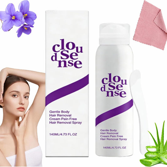 Kit de depilación corporal suave, spray de depilación Cloud Sense,...