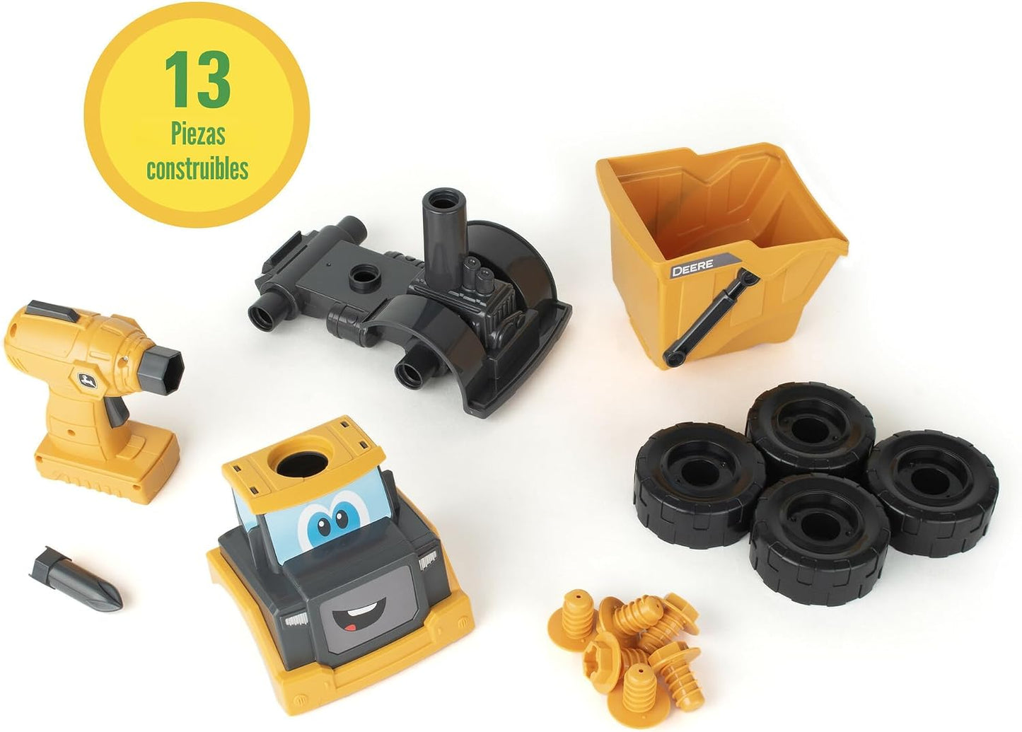 Build-A-Buddy John Deere Camión Volquete de Juguete - Camión Volque...