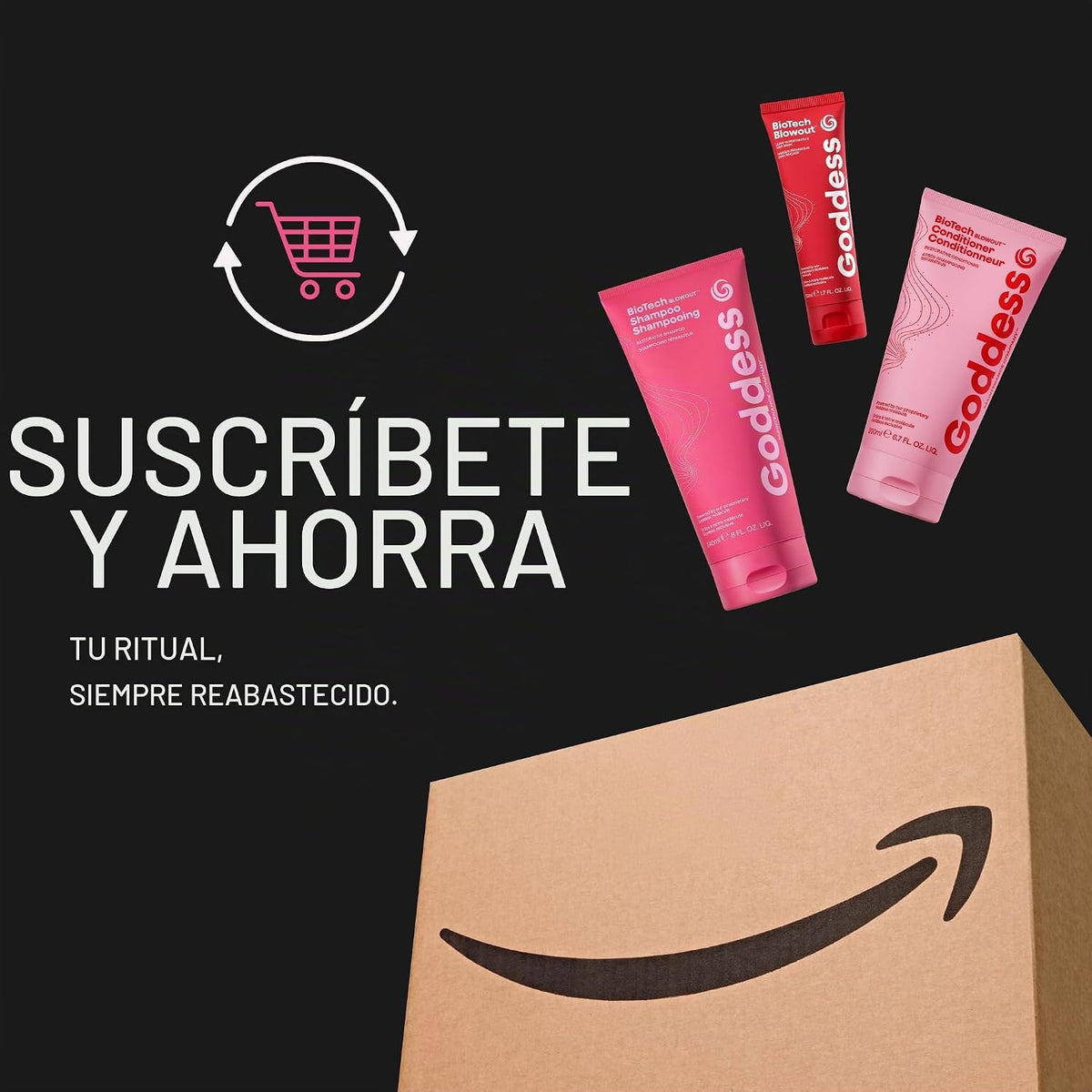 Goddess Sistema de fortalecimiento para el cuidado del cabello de 3...