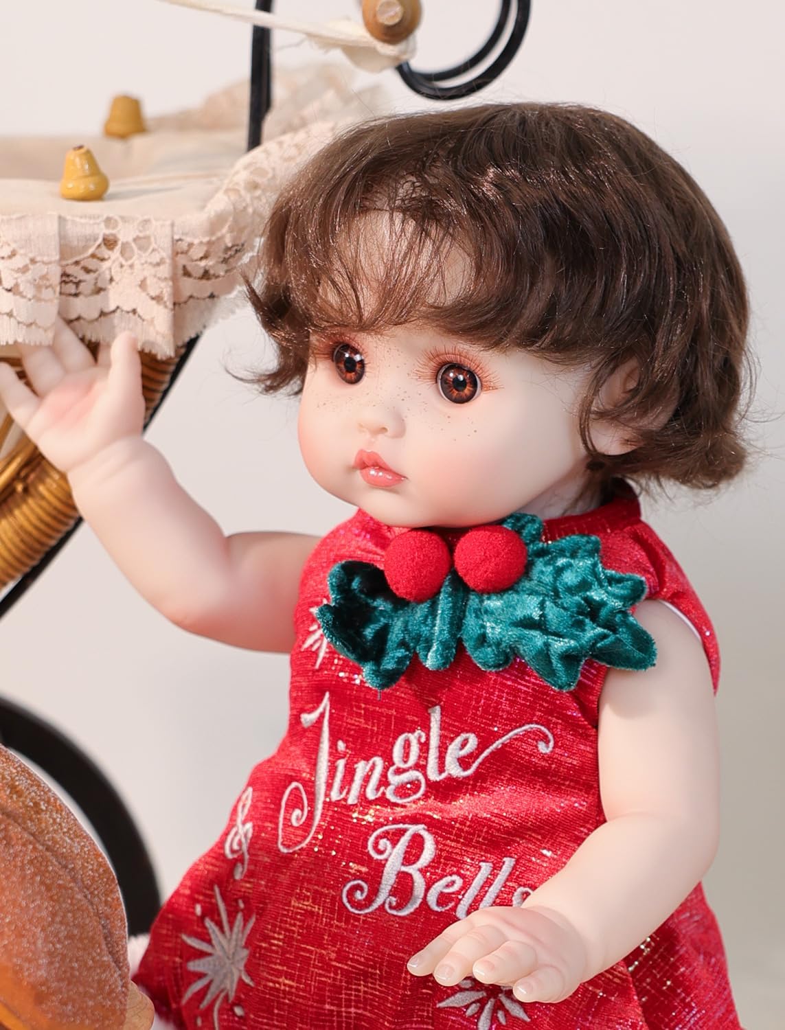 Cloveray Muñecas de bebé, 18 pulgadas realista Reborn Full Vinyl Ba...