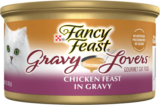 Purina Fancy Feast Gravy Lovers Chicken Feast en comida húmeda gour...