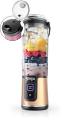Ninja Blast licuadora portátil, sin cable, recipiente de 18 oz, lic...