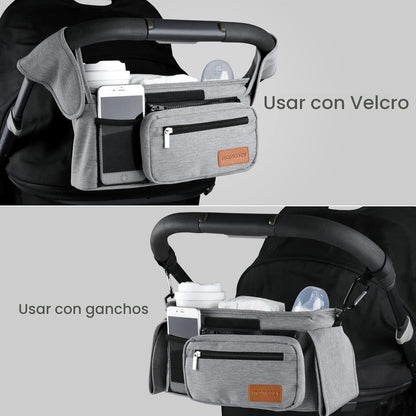 Momcozy Organizador Universal para Cochecito con Portavasos Aislado...