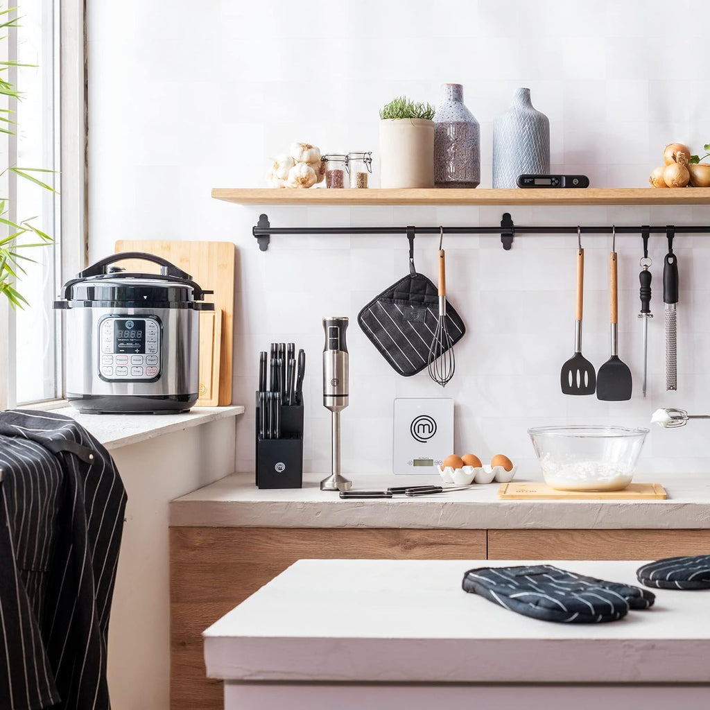 MasterChef - Batidora de inmersión de mano, varilla de mezcla de ac...
