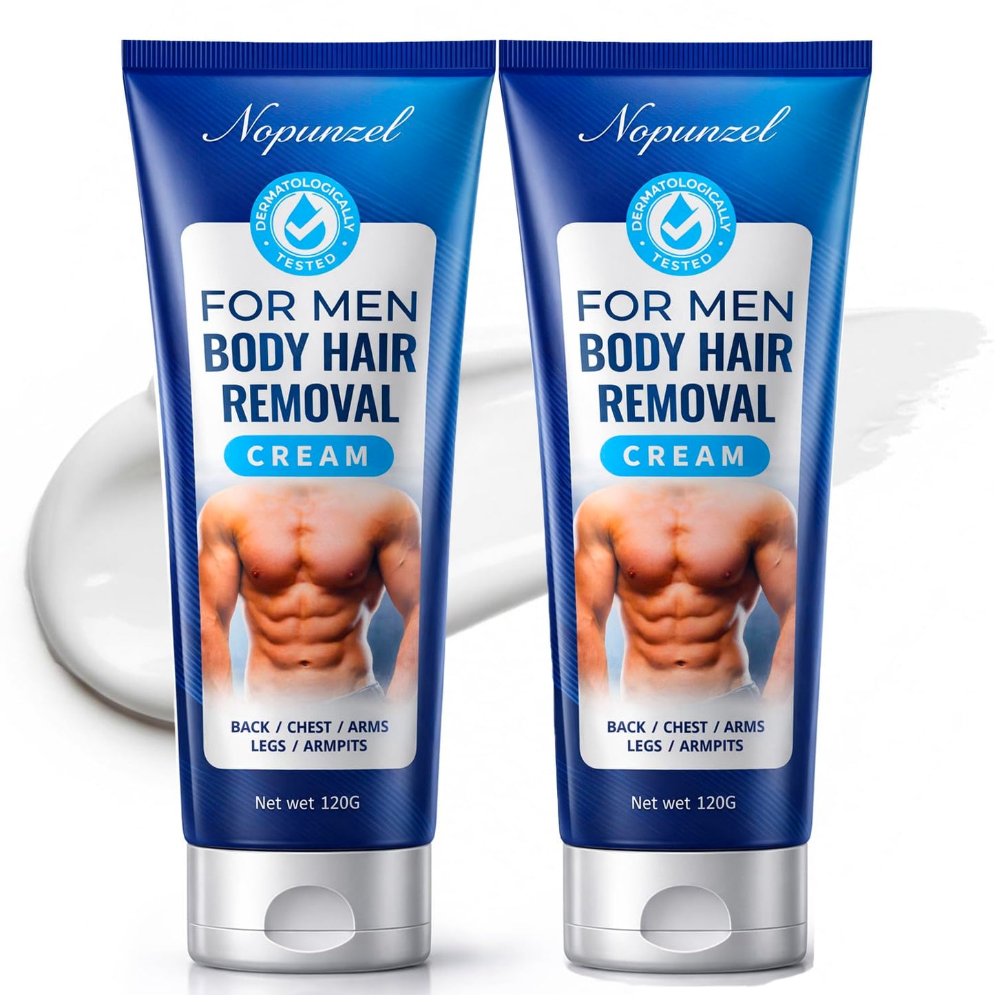 Crema depilatoria para hombres: crema depilatoria para áreas íntima...