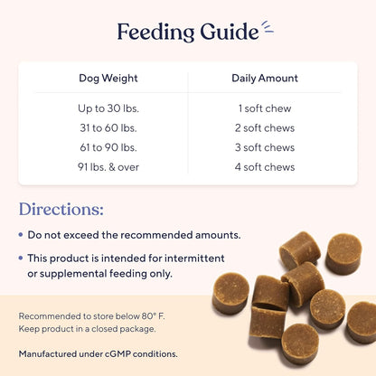 Pawfy Masticables de glándula anal para perros con mantequilla de m...