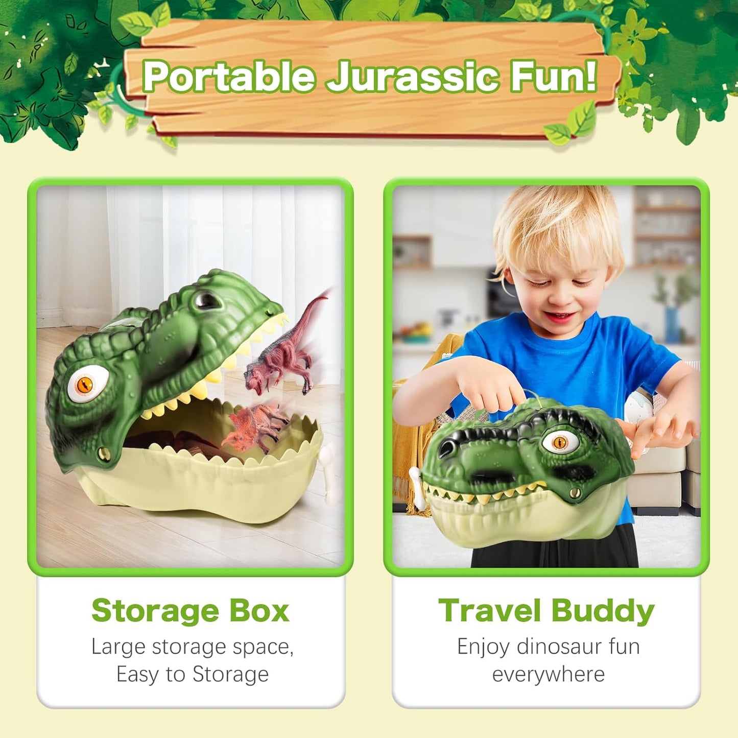 RISUNTOY - Juguetes de dinosaurios para niños de 3 a 5 años, juego...
