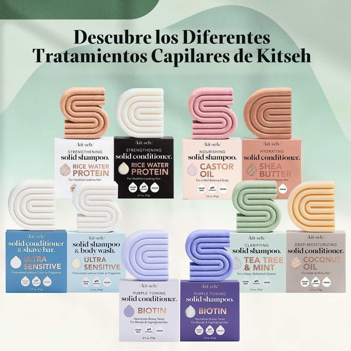 Kitsch Set de champú y acondicionador de romero y biotina para el |...
