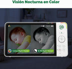 LeapFrog LF920-2HD Monitor de video de 2 cámaras con pantalla HD de...