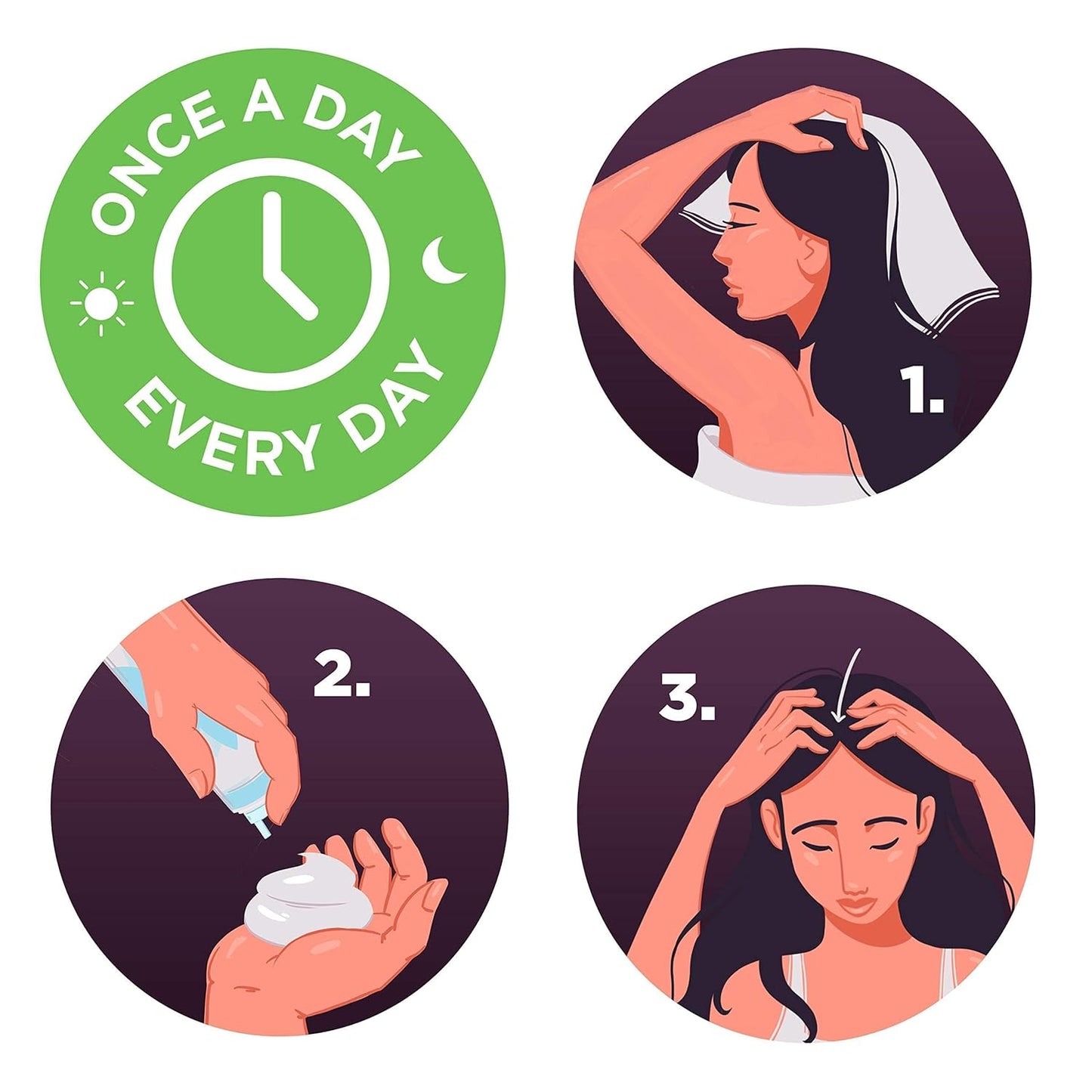 Rogaine - Espuma de minoxidil tópica al 5%, tratamiento contra la caída del cabello de una vez al día para mujeres para hacer crecer un cabello más abundante y grueso, sin perfume, suministro de 2