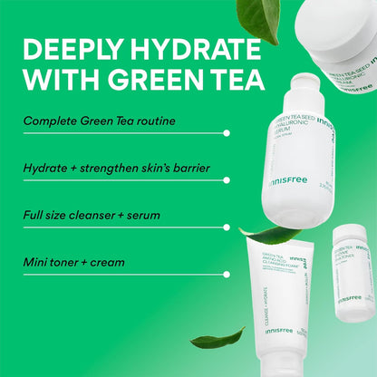 innisfree Green Tea Seed Hydrating Serum with Hyaluronic Acid &amp;...