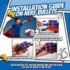 Juego de juguetes de superhéroe, incluye 2 tiradores, 2 guantes y 1...