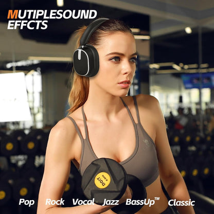 MMWOWARTS Auriculares Bluetooth híbridos con cancelación activa de...