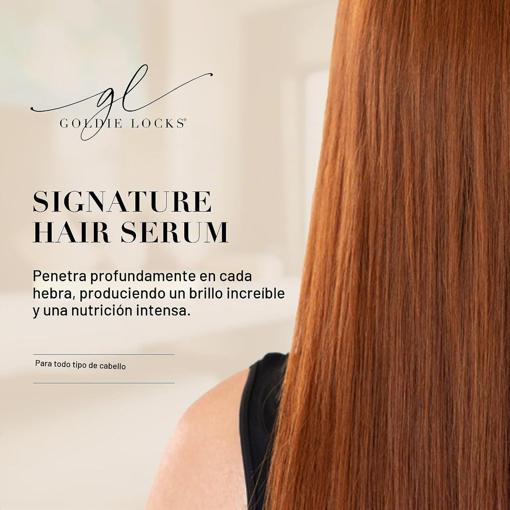 Goldie Locks Signature - Suero para el cabello, antiencrespamiento...