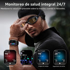 Reloj inteligente para mujeres y hombres, 1.85 pulgadas HD AMOLED F...