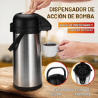 Dispensador de Café Airpot con Bomba - 2 Piezas Jarras de Café de A...
