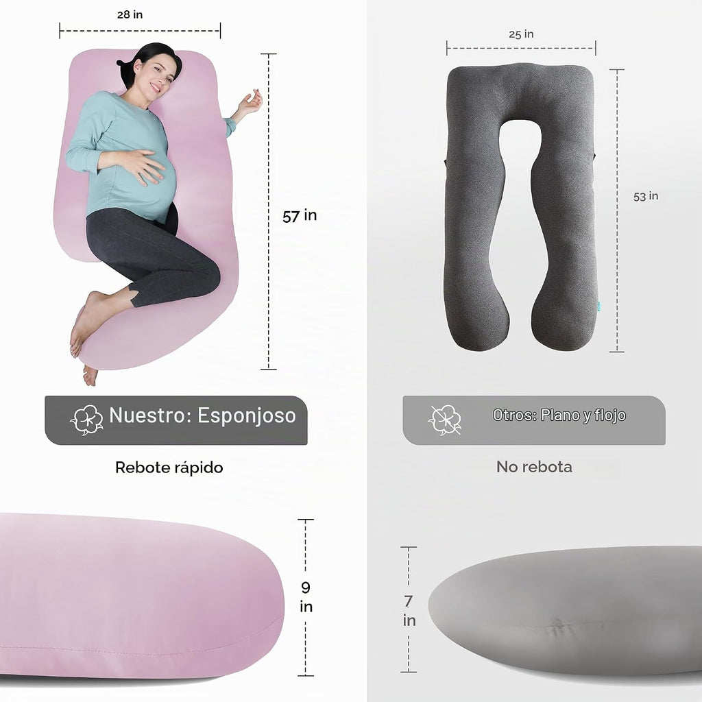 MOON PARK - Almohadas de embarazo y maternidad de cuerpo completo p...
