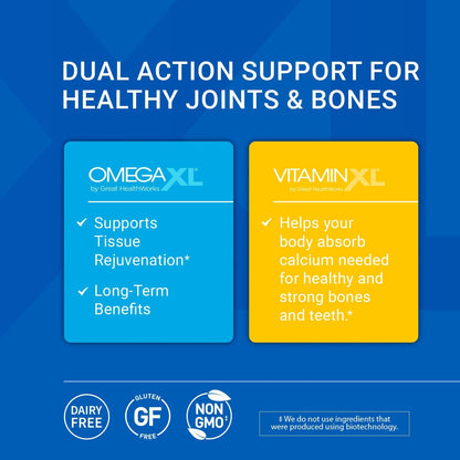 OmegaXL Suplemento de Apoyo Articular - Apoyo Natural para Músculos...