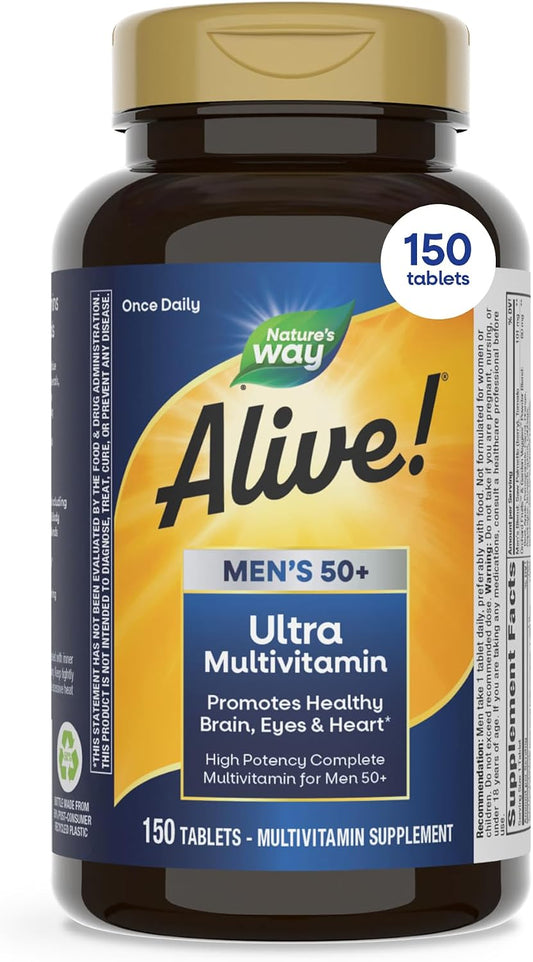 Nature's Way ¡Alive! Multivitaminas Diarias Ultra para Hombres...